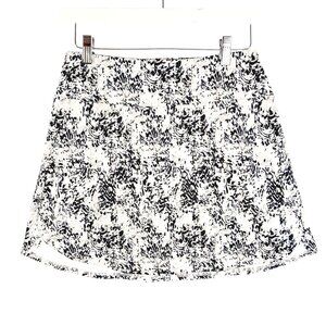 Marika, Athletic Skort, Black and White Print, Size Medium, Sporty